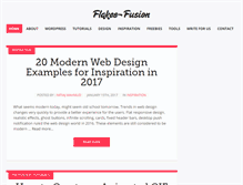 Tablet Screenshot of flakesfusion.com